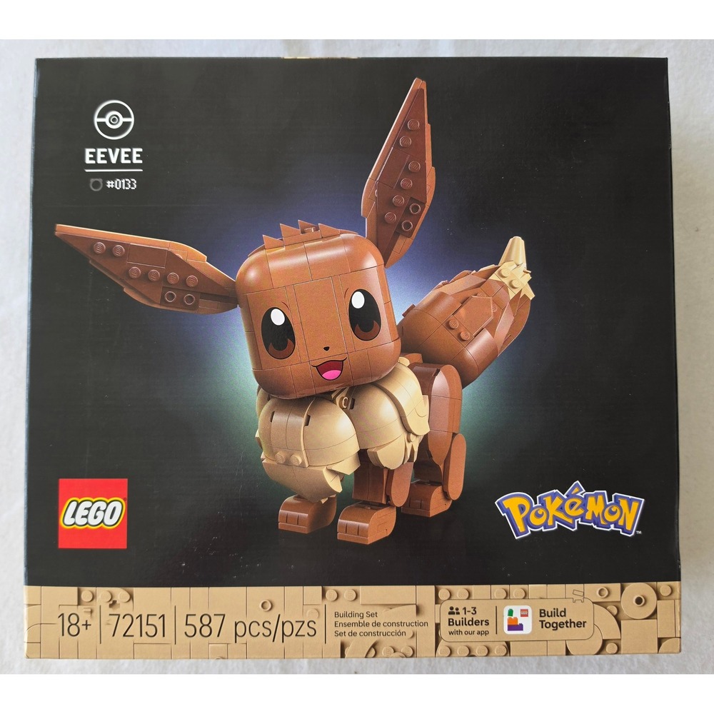 LEGO Pokemon Eevee 72151 Building Set 587 Pieces New Sealed